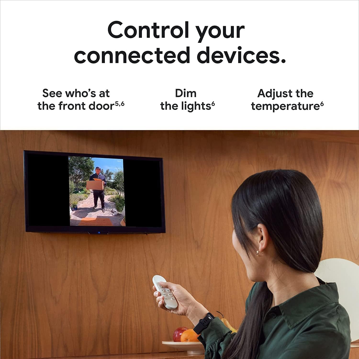 Streaming Device with HDMI Cable and Voice Search Remote E716727