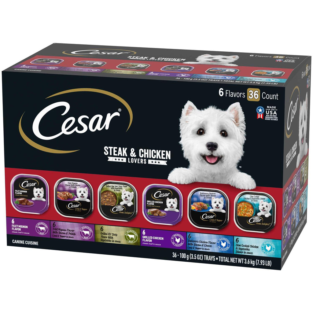 Steak & Poultry Variety Pack Dog Food Trays Z53285
