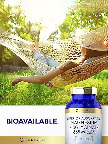 Magnesium Bisglycinate 665 mg 250 Capsules Supplement E263