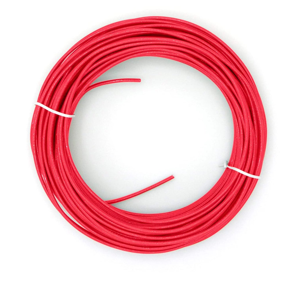 10 AWG Insulated Solid Copper THHN THWN Wire 100 Feet Red A449