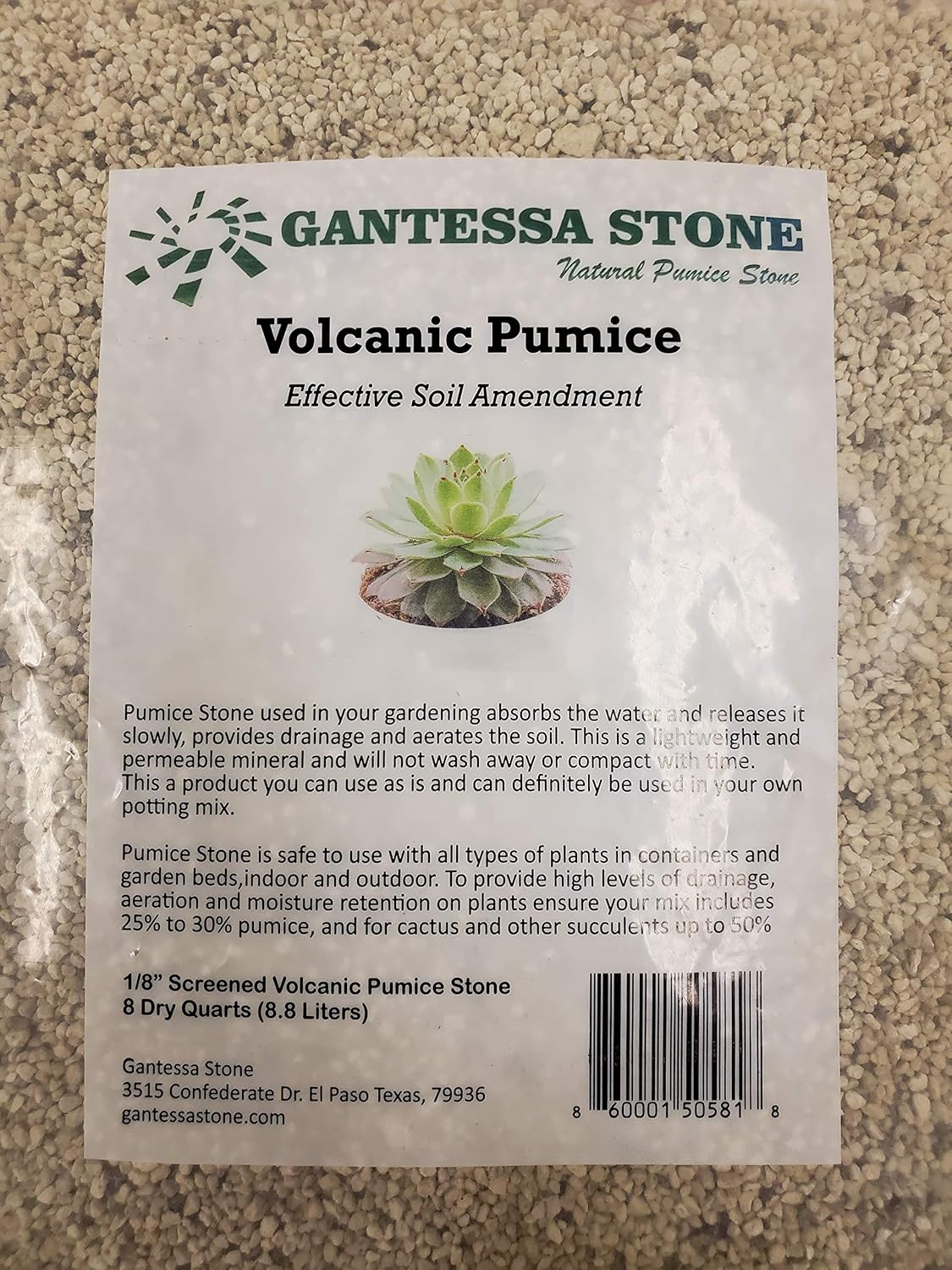 8 Quarts Gardening Pumice Soil Amendment U70200