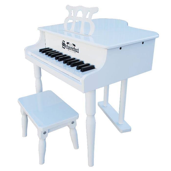 30 Key Pink Baby Grand Piano A1170