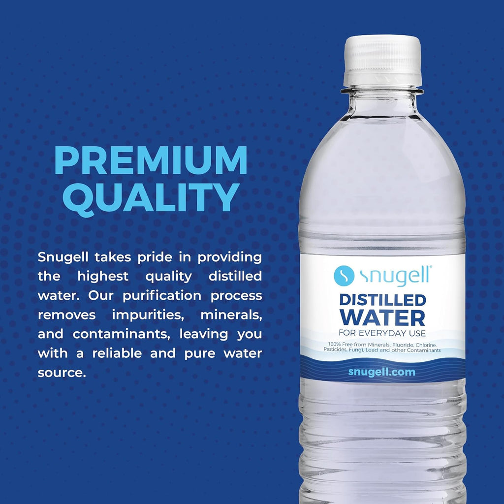 16.9 oz 12-Pack Distilled Water C652
