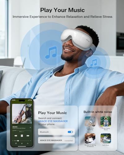 Heated Eye Massager with Bluetooth Music S180355
