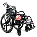 Black Self Propelled Wheelchair 17.5" Seat Width T87360