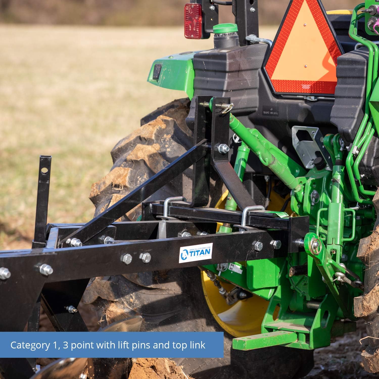 18-in Double Bottom Moldboard Turn Plow, Category 1, 3-Point Hitch T289759
