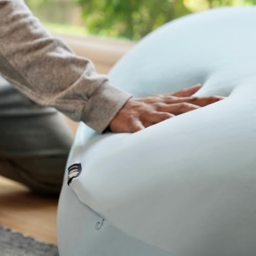 Large Light Gray Bean Bag Chair C7409