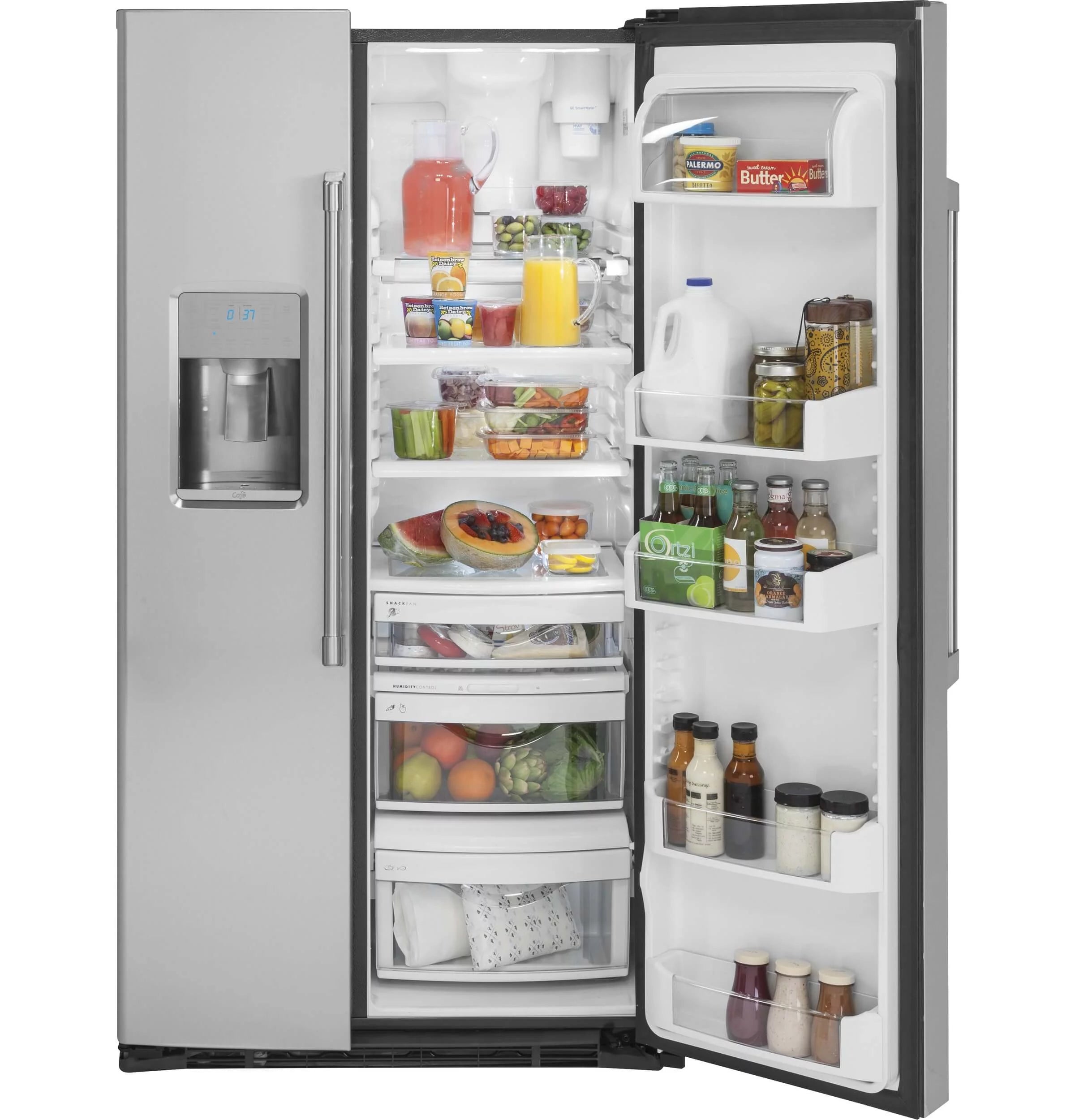 22 Cu. Ft. Stainless Counter-Depth Side-by-Side Refrigerator B190517