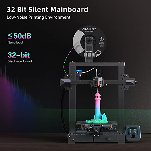 3D Printer with CR Touch Auto Leveling PC Spring Steel Platform 8.66x8.66x9.84 inch R703681