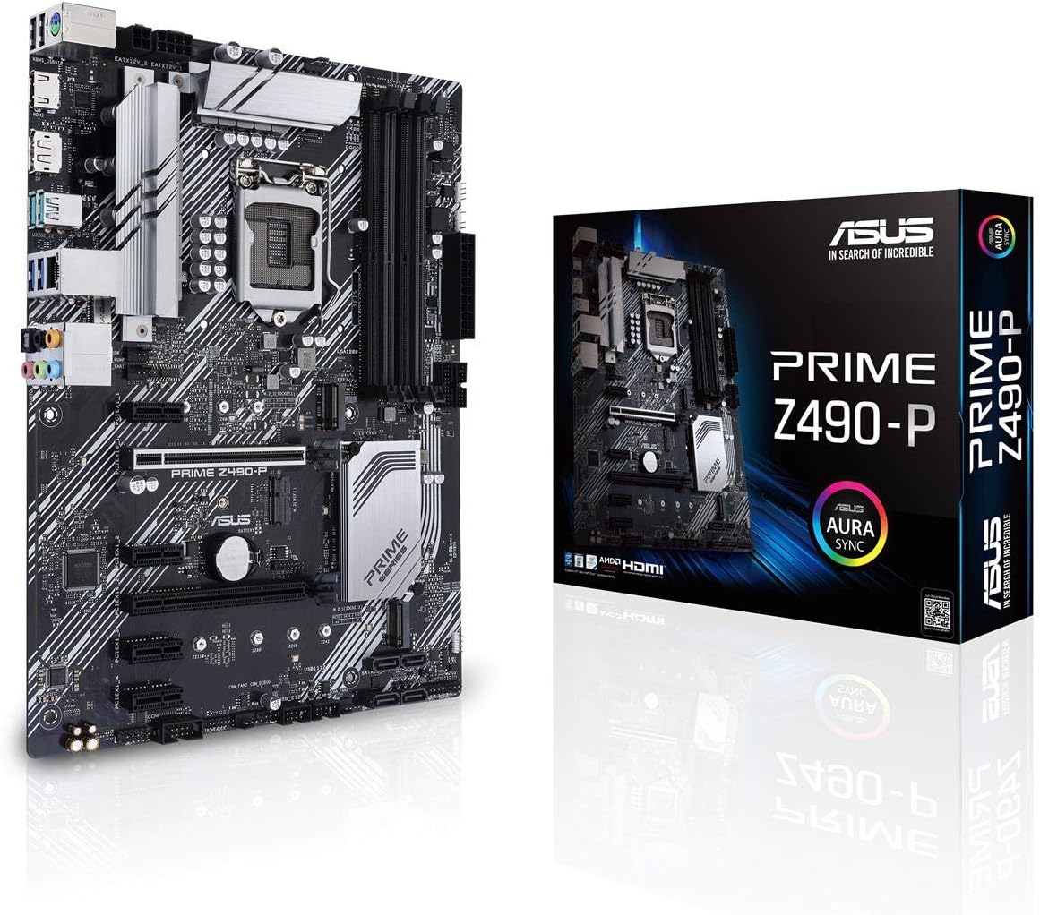 ASUS Prime Z490-P LGA 1200 ATX Motherboard Y22173
