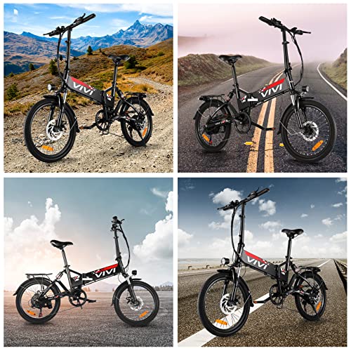 20" 500W Folding Electric Bike with Removable 48V 374.4Wh Battery M6252