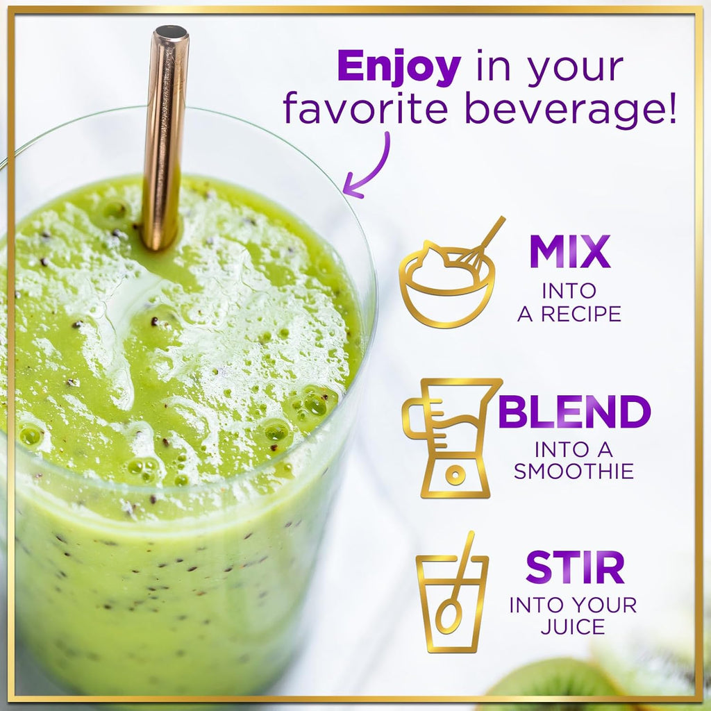 Super Greens Powder with Spirulina, Chlorella, Mushrooms, Antioxidants & Digestive Enzymes - 30 Servings J482