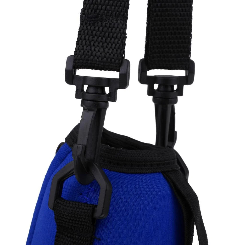 Neoprene 750ml Water Bottle Holder Insulated Carrier Bag with Adjustable Straps A48953