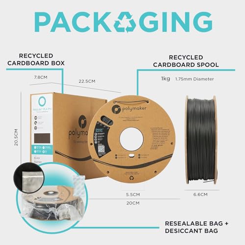 Black ABS 1.75mm 1kg 3D Printer Filament A9292