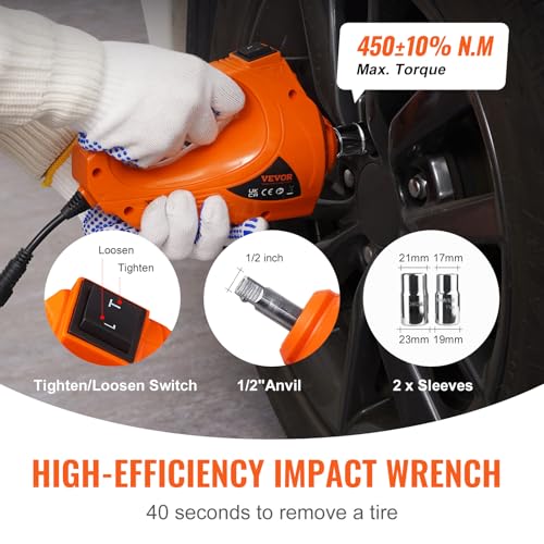 5 Ton Electric Hydraulic Car Jack with Impact Wrench U715777