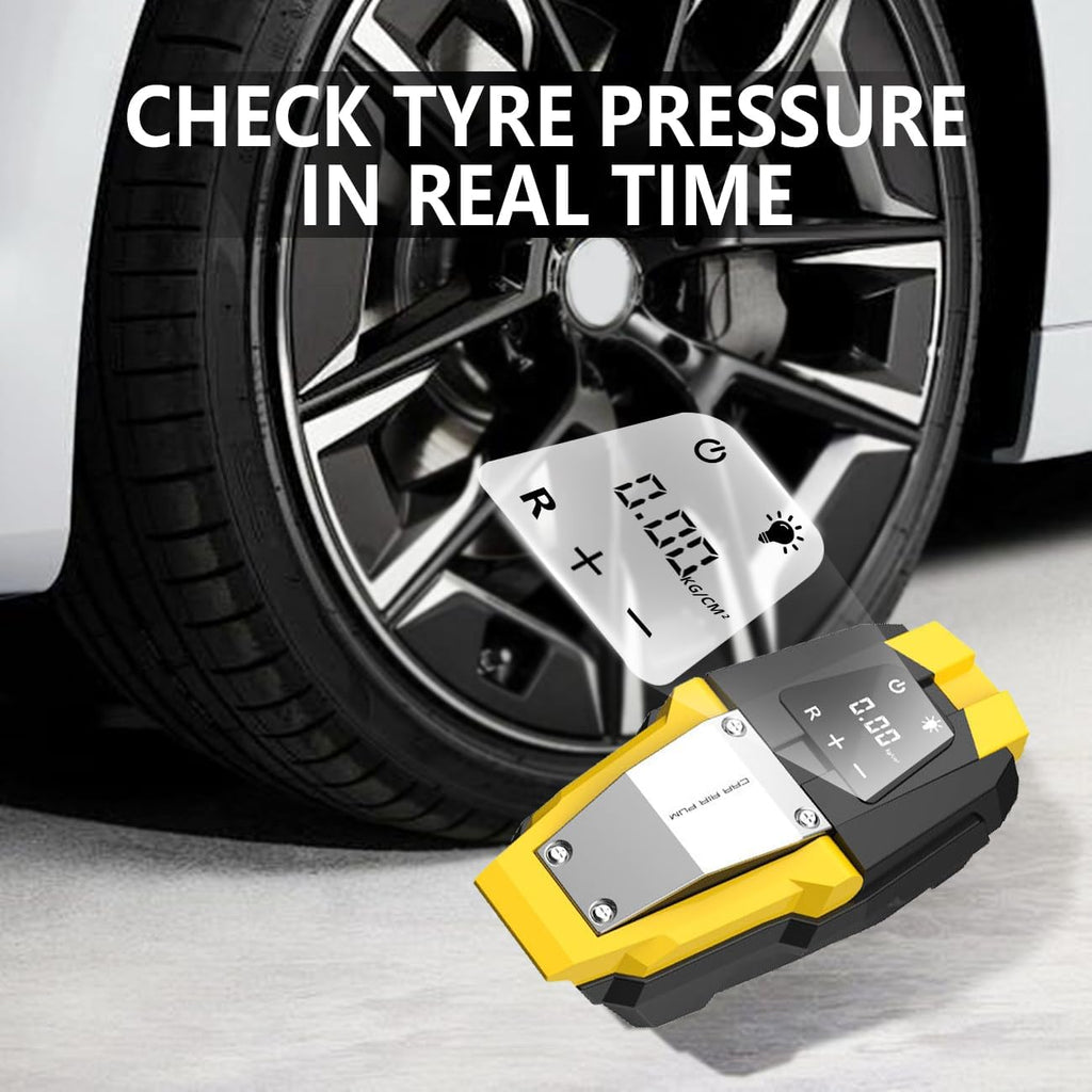 Portable 150 PSI 12V Electric Air Compressor Tire Inflator with Digital Pressure Gauge G878162