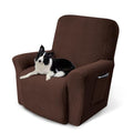 Light Grey Recliner Chair Cover Furniture Protector Q60089