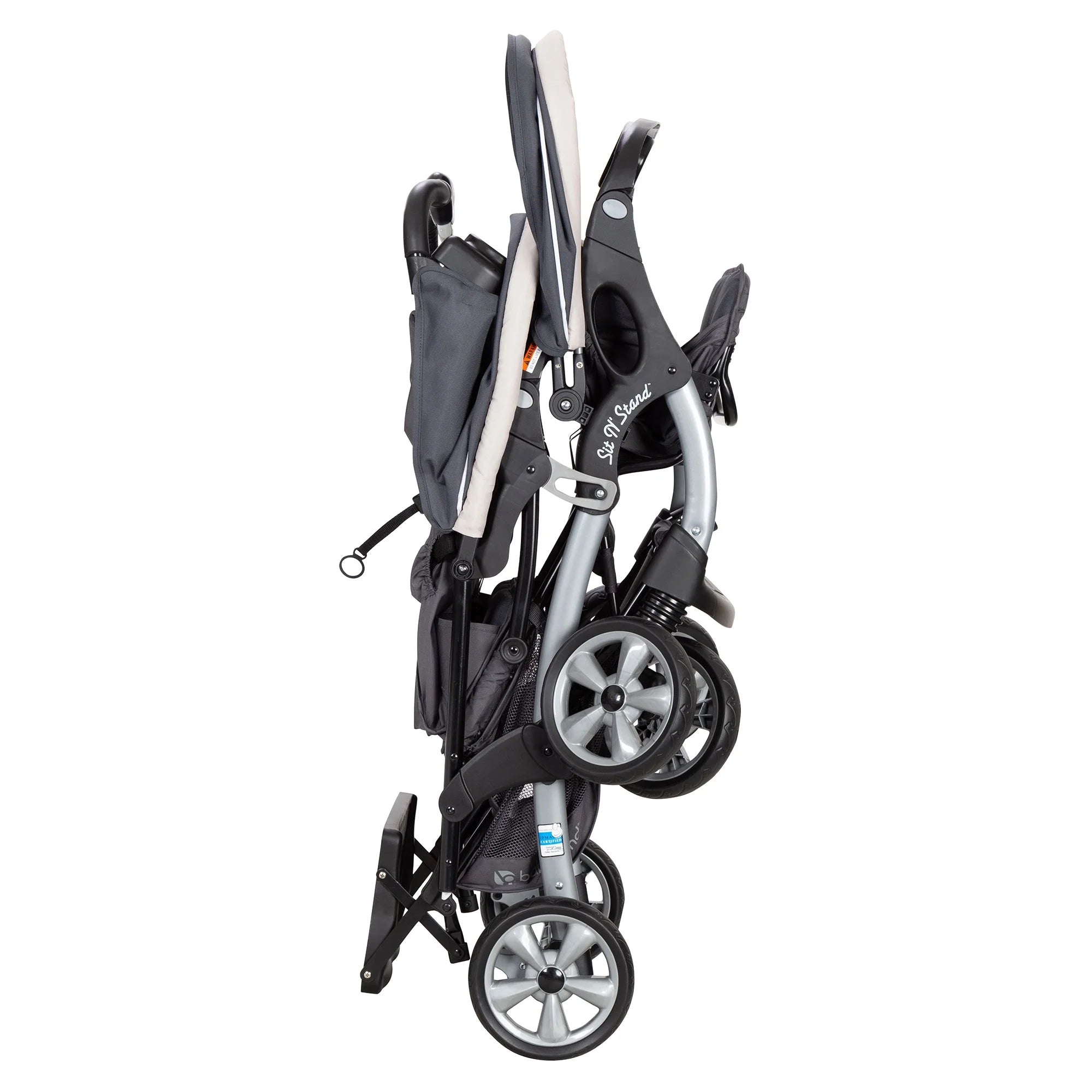 Double Stroller with Single Car Seat N9119