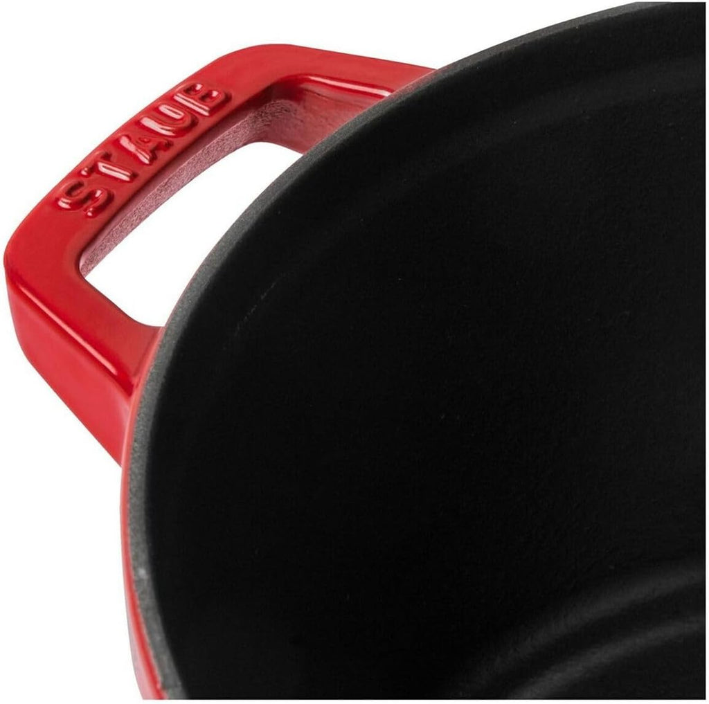 2 Pieces Round Cast Iron Cooking Pot Set H55395