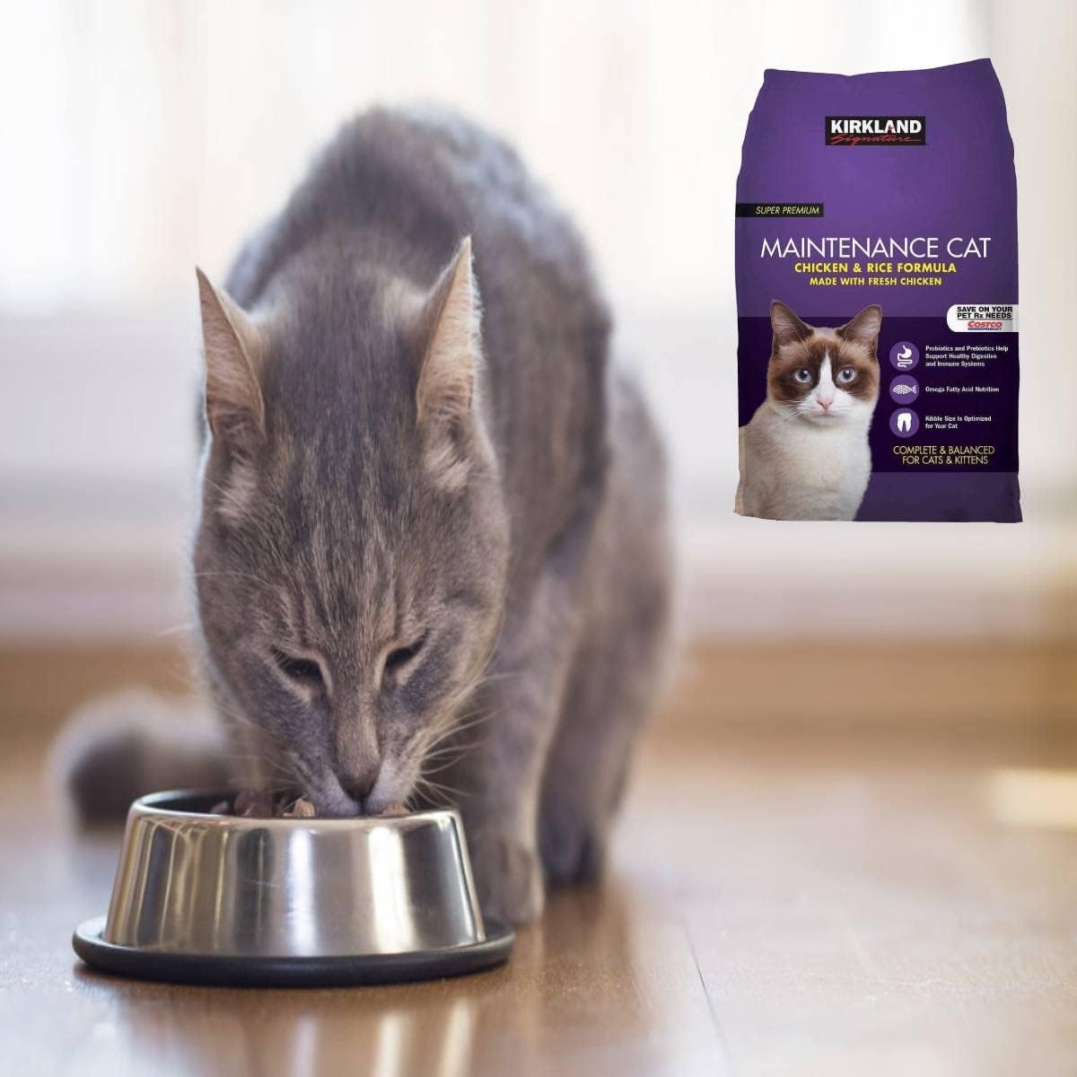 Kirkland Signature Chicken and Rice Cat Food 25 lbs. V1273