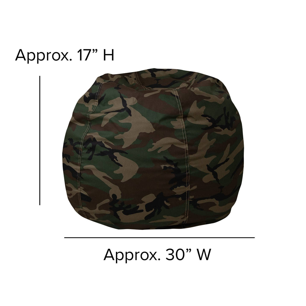 Small Camouflage Kids Bean Bag Chair L964673