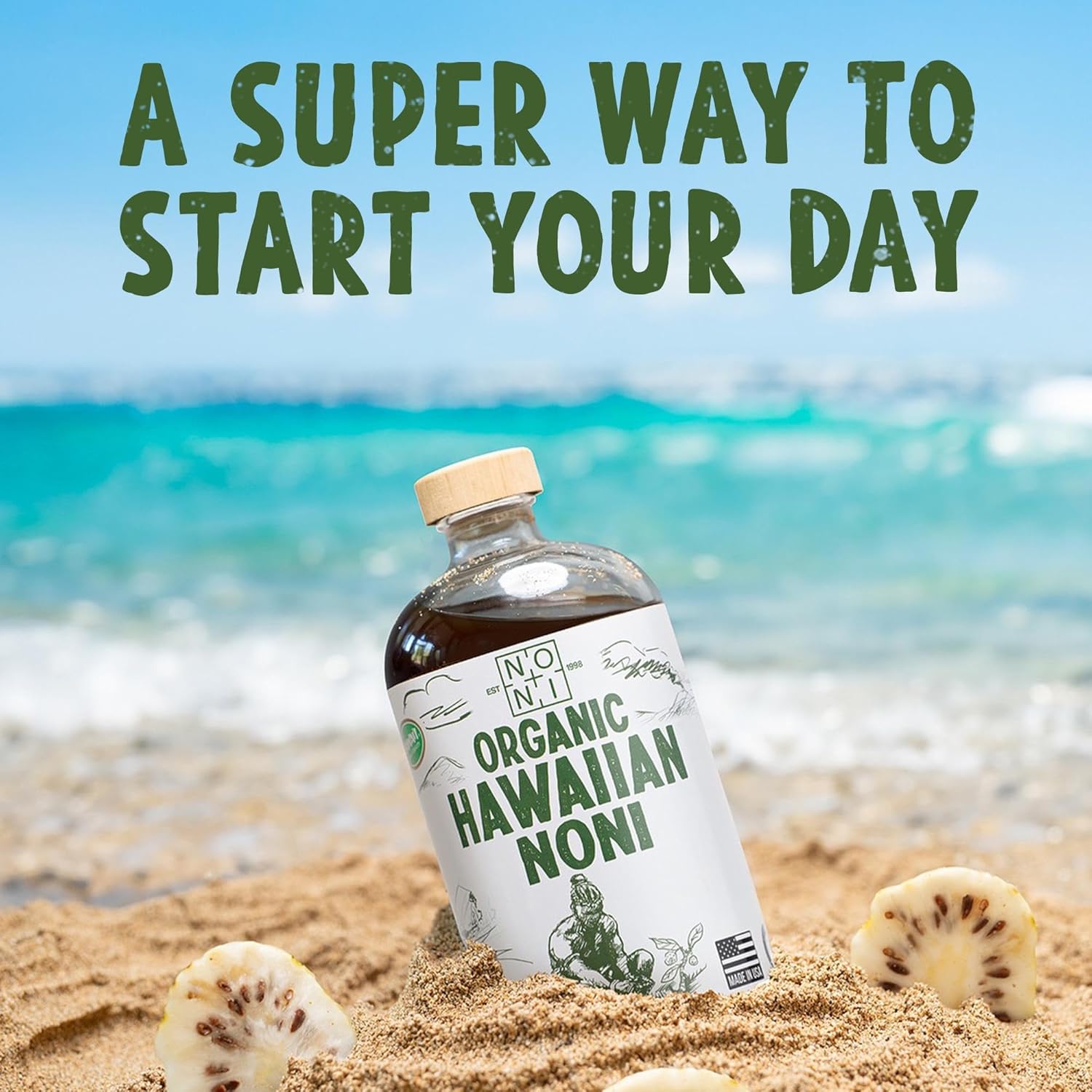 100% Pure Hawaiian Organic Noni Juice U3268