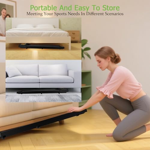 Compact Portable Walking Pad Treadmill with Remote Control Z9114