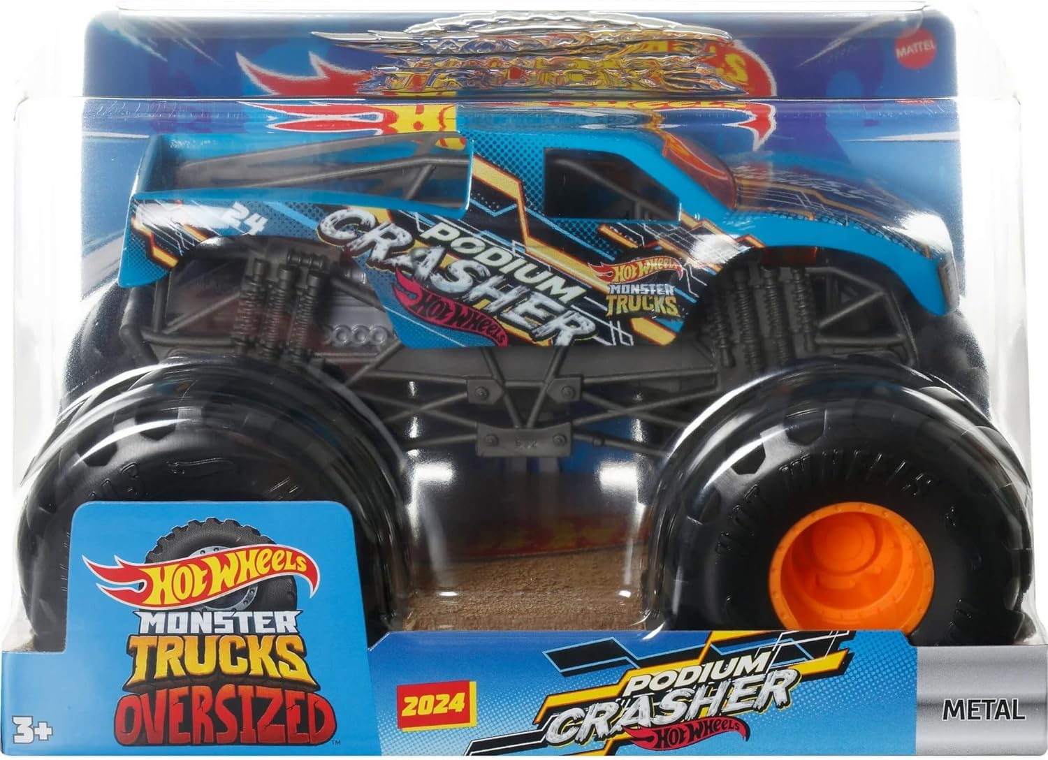 Blue 1:24 Scale Die Cast Oversized Monster Truck B576463