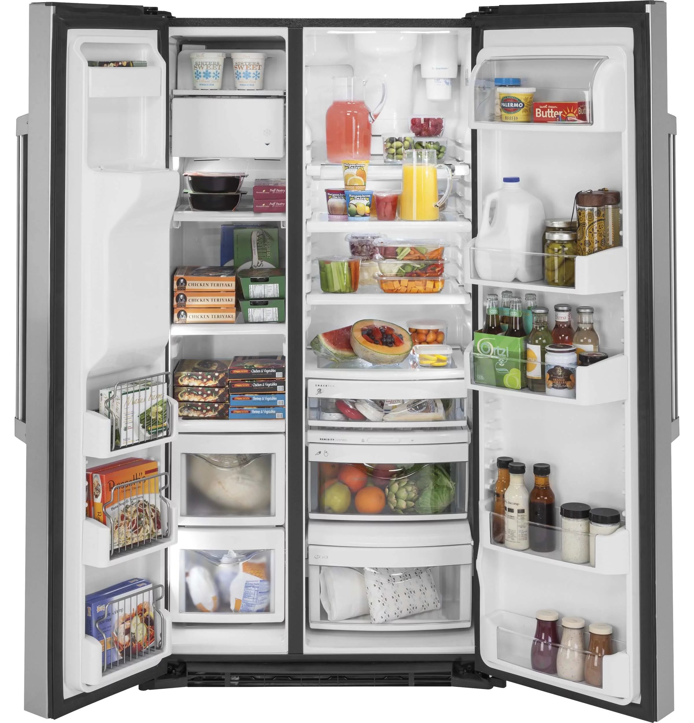 22 Cu. Ft. Stainless Counter-Depth Side-by-Side Refrigerator B190517