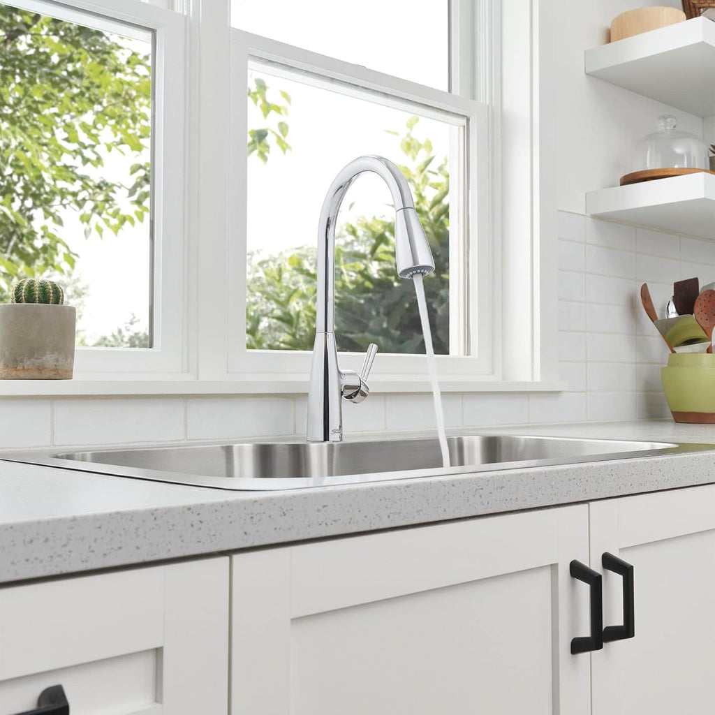 Chrome Pull-Down Kitchen Faucet B320
