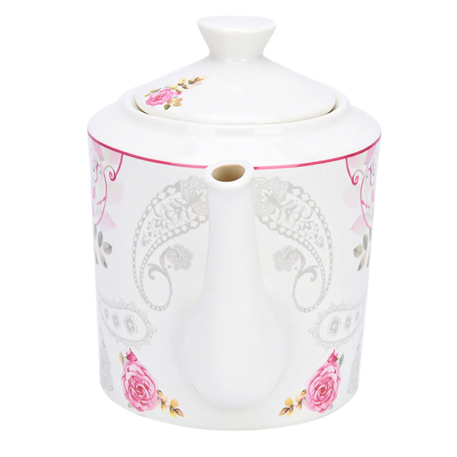 Bone China Floral Teapot 1.15-qt. Z674