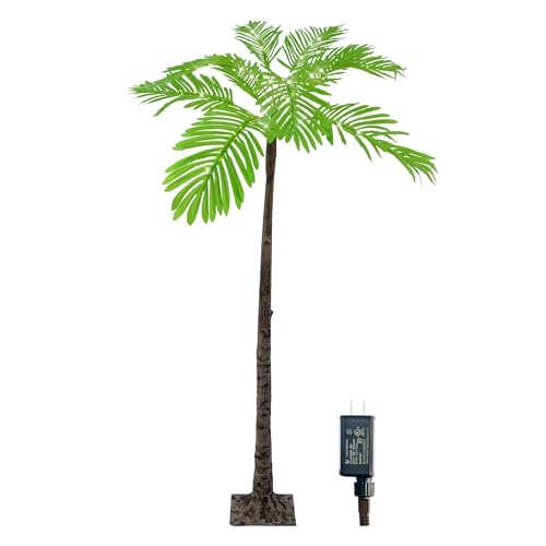6FT Artificial Palm Tree with 120 LED Lights R23249