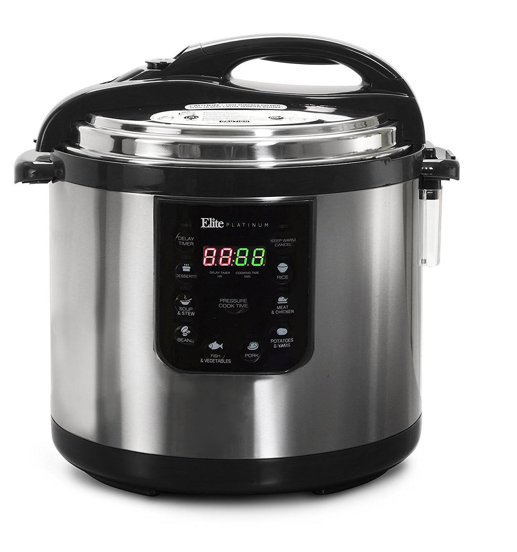 10 Quart Black Electric Pressure Cooker S7201