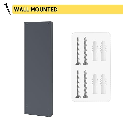 5 Tier Metal Shoe Cabinet with Cover, Anthracite K82653