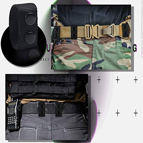 Nylon Belt Keeper with Double Snaps S5811
