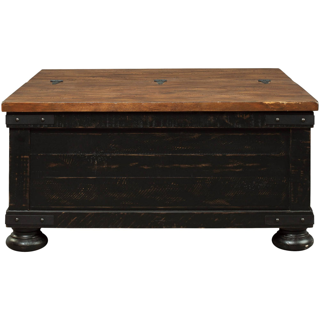 Black/Brown Coffee Table with Lift Top Z82289