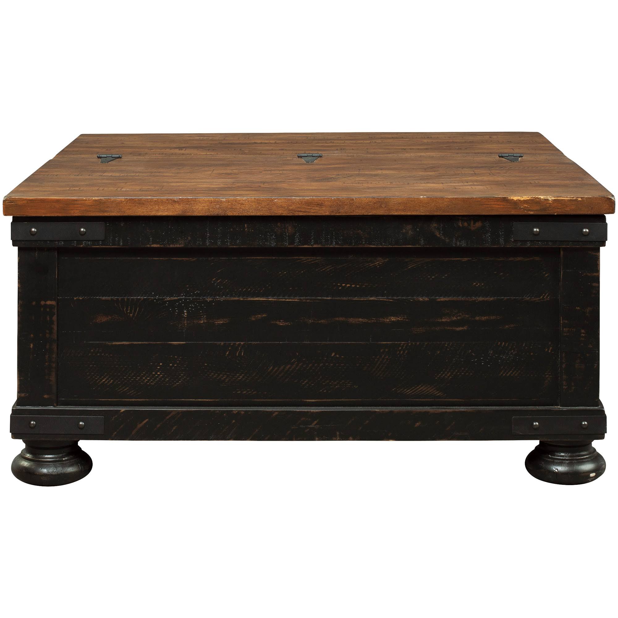 Black/Brown Coffee Table with Lift Top Z82289