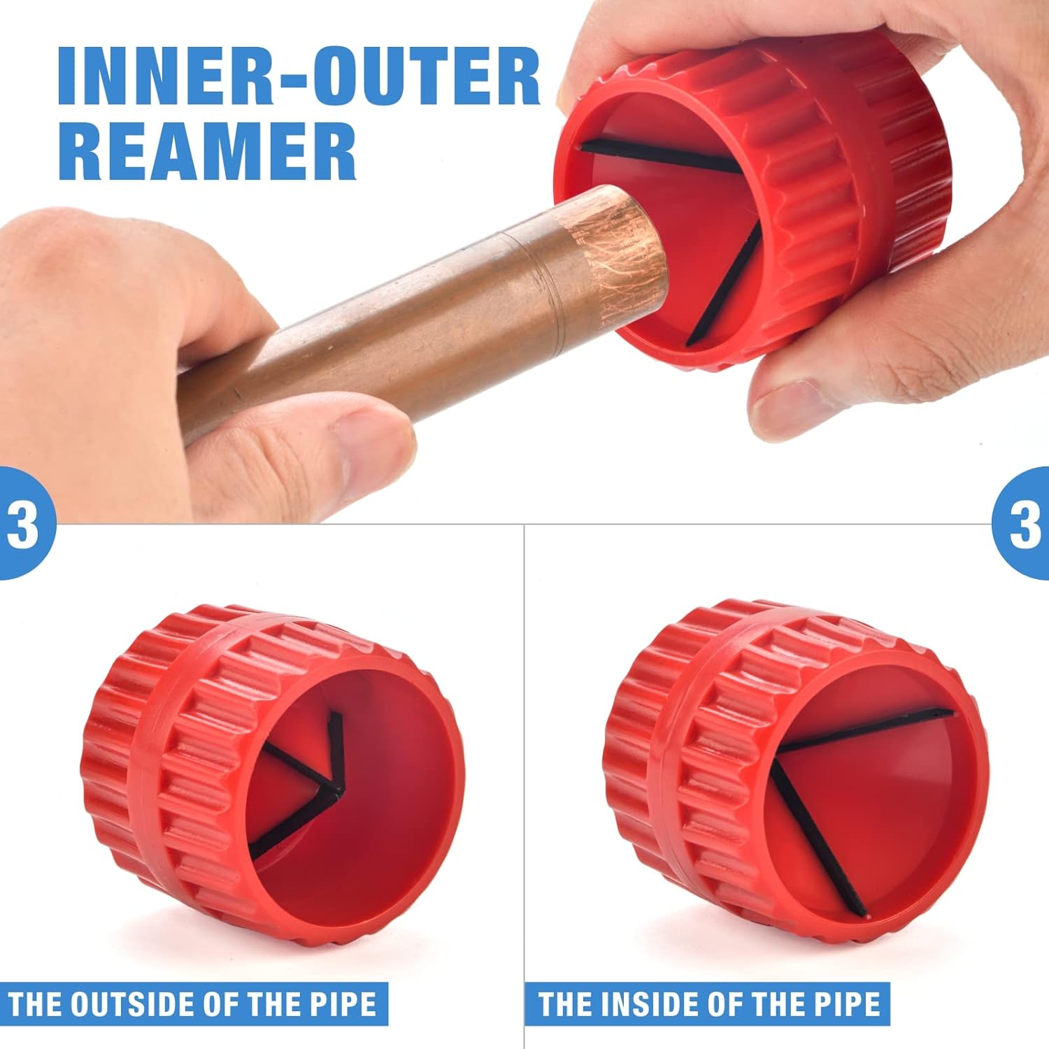 Hydraulic Copper Tubing Press Tool Kit for 1/2-in, 3/4-in, 1-in Copper Fittings V864718