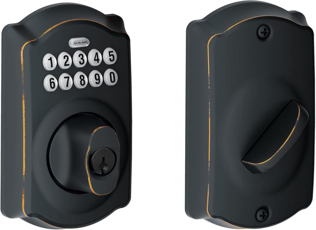 Aged Bronze Keypad Deadbolt K200