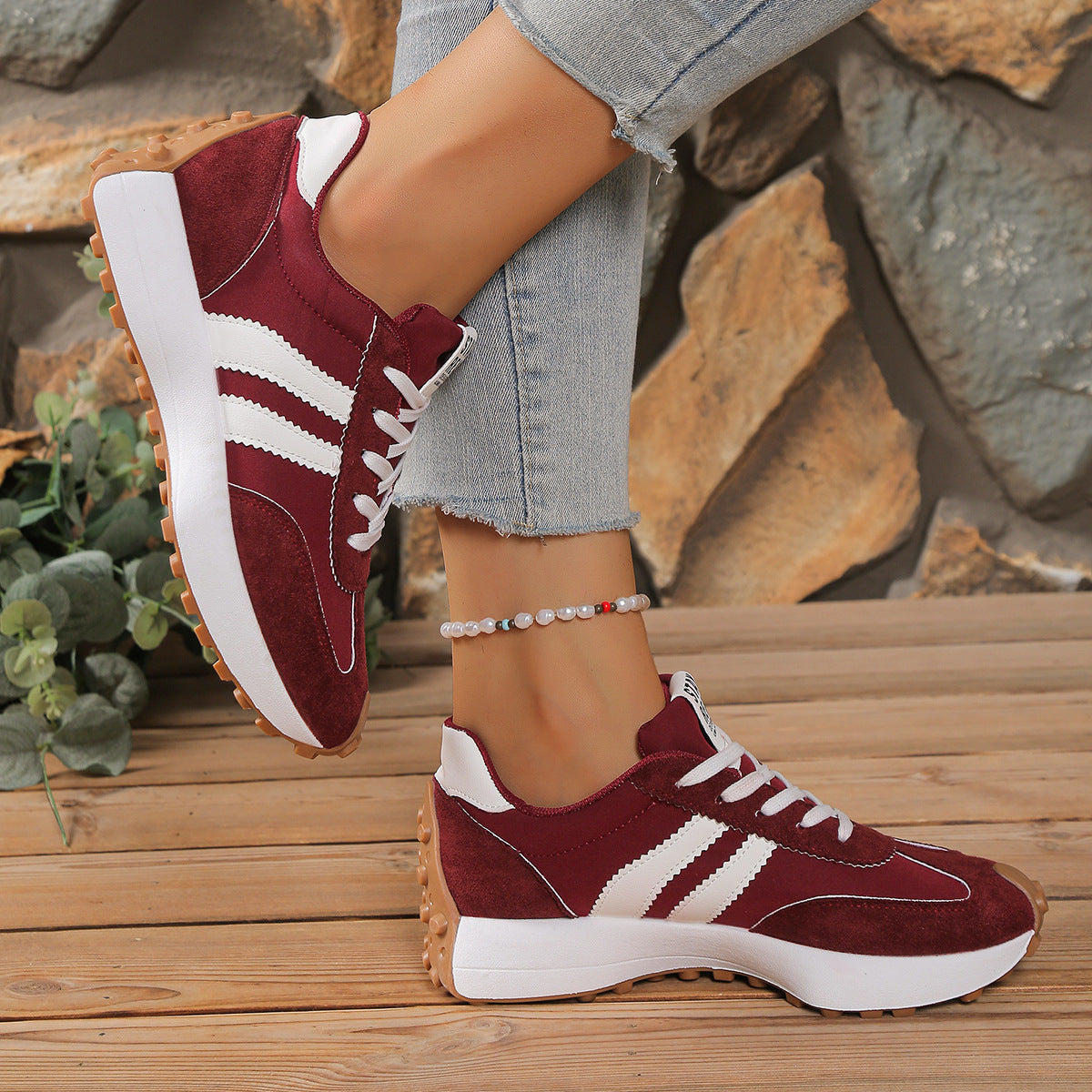Women's Retro Chunky Platform Sneakers