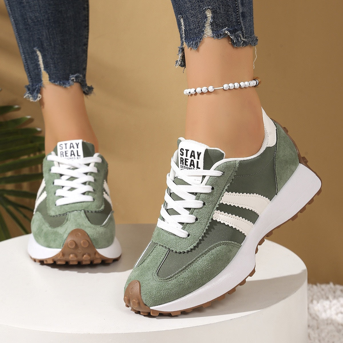 Women's Retro Chunky Platform Sneakers
