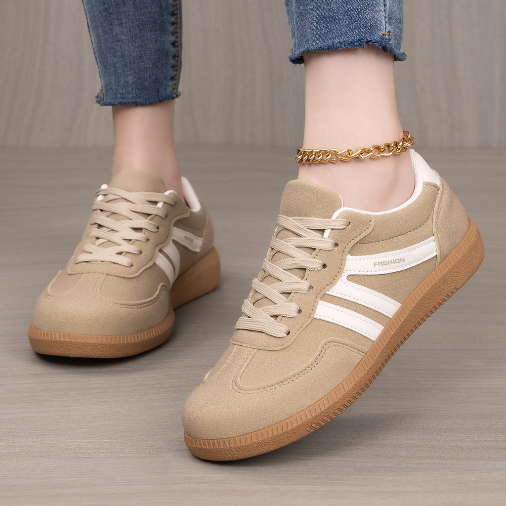 Retro Colorblock Platform Sneakers Women - Chunky Sole Casual Dad Shoes