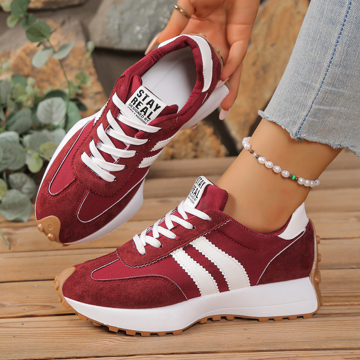 Women's Retro Chunky Platform Sneakers