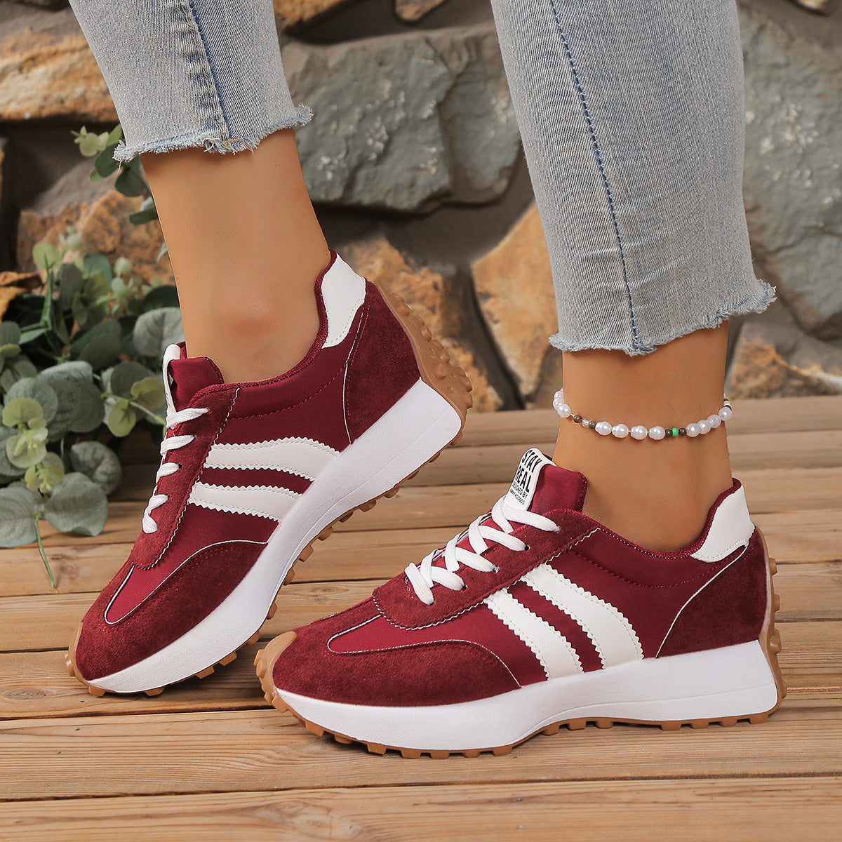 Women's Retro Chunky Platform Sneakers